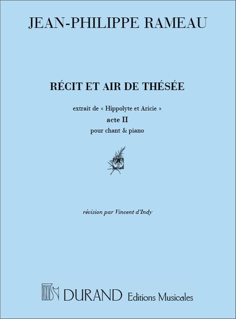 Recit Et Air De Thesee